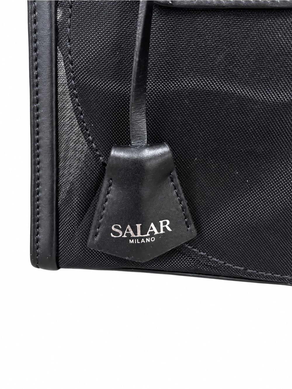 Black Top-Handle Mini Bag - Picture 4 of 5